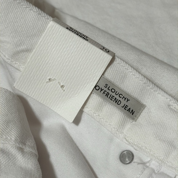 J. Crew Slouchy Boyfriend Jeans in Crisp White NWT - Picture 7 of 7